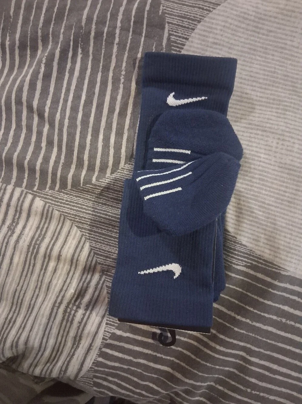 Nike Vapor Men's Athletic Crew Socks - Navy
